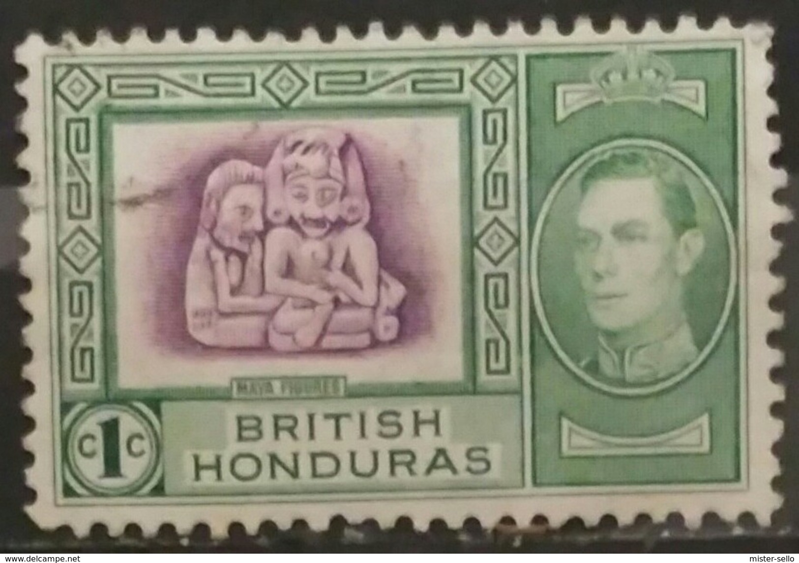 Honduras Britanica 1938 -1947 King George V. USADO - USED. - Honduras Británica (...-1970)
