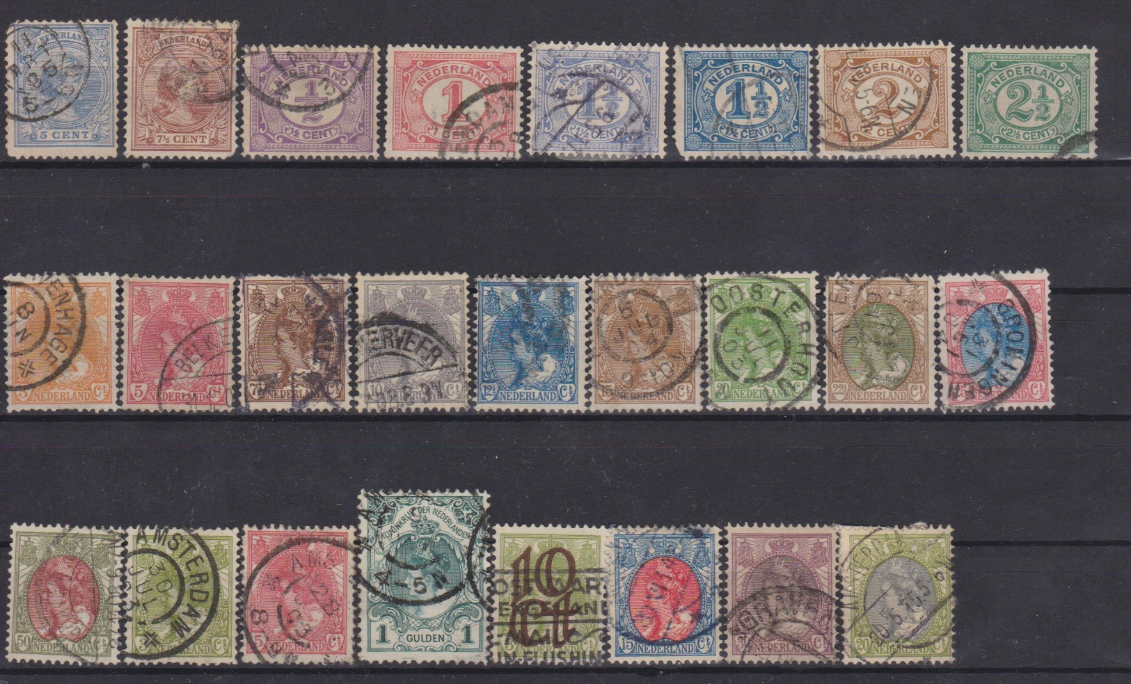 NEDERLANDS 1891-1905 LOT STAMPS - Used Stamps