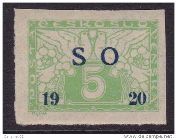 Eastern Silesia 1920 Fi E2 Mint Hinged - Autres & Non Classés
