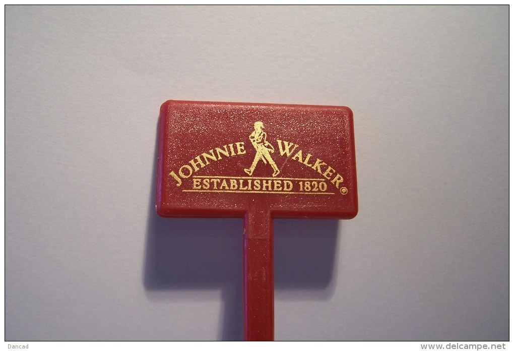 MELANGEUR  BOISSON - AGITATEUR  -- TOUILLEUR  -- JOHNNIE - WALKER  - WHISKY -PUBLICITE - Swizzle Sticks