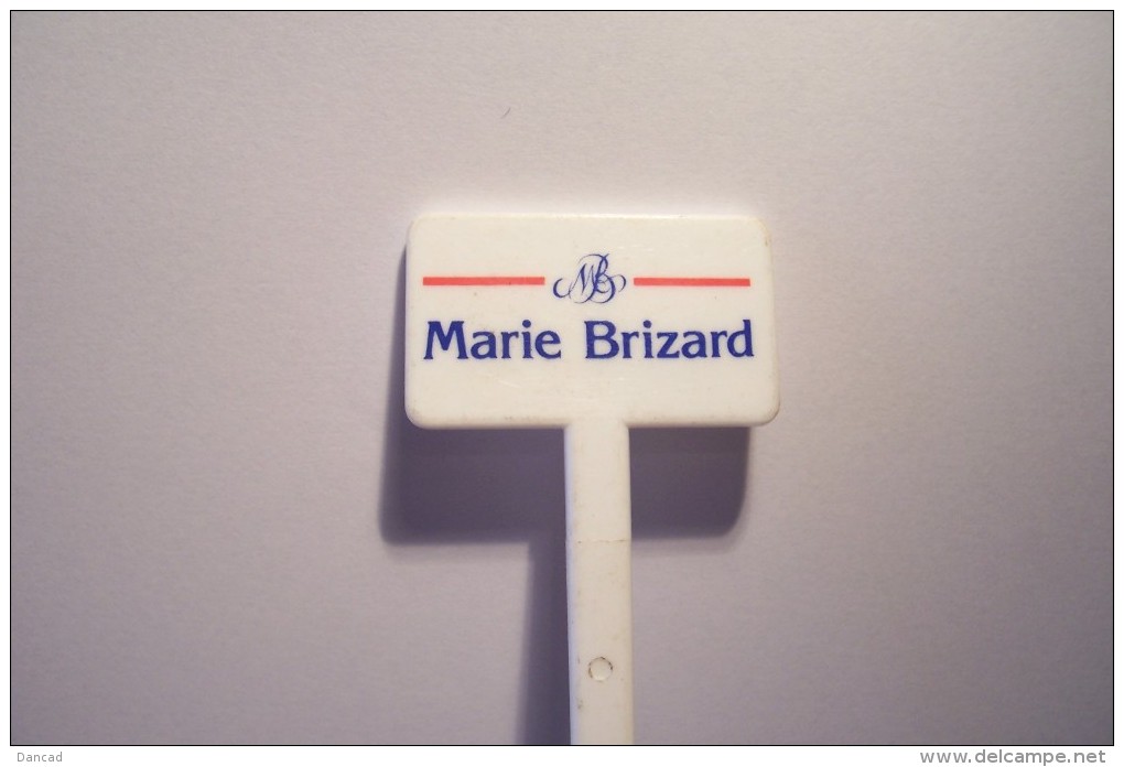 MELANGEUR  BOISSON - AGITATEUR  -- TOUILLEUR  -- MARIE  BRIZARD  -PUBLICITE - Swizzle Sticks