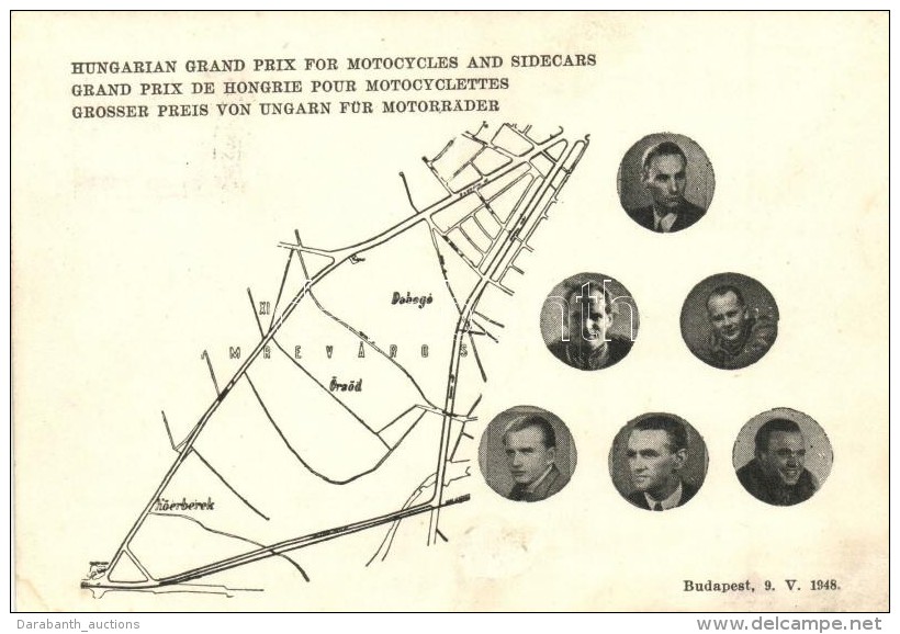 * T2 1948 Magyarorsz&aacute;gi II. Nemzetk&ouml;zi Motorker&eacute;kp&aacute;ros Nagyd&iacute;ja, Budapest 120. /... - Non Classés