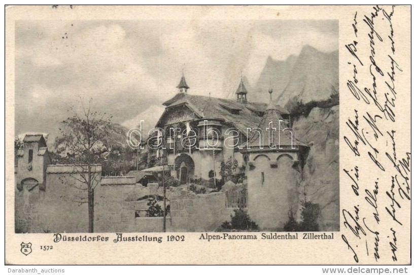 T2 1902 D&uuml;sseldorfer Ausstellung, Alpen Panorama Suldenthal Zillerthal / Exhibition - Non Classés