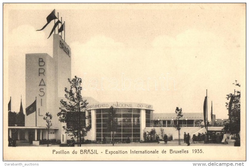** T1 1935 Brussels, Bruxelles; Exposition Internationale, Pavillon Du Brasil / Expo, Brazilian Pavilion - Non Classés
