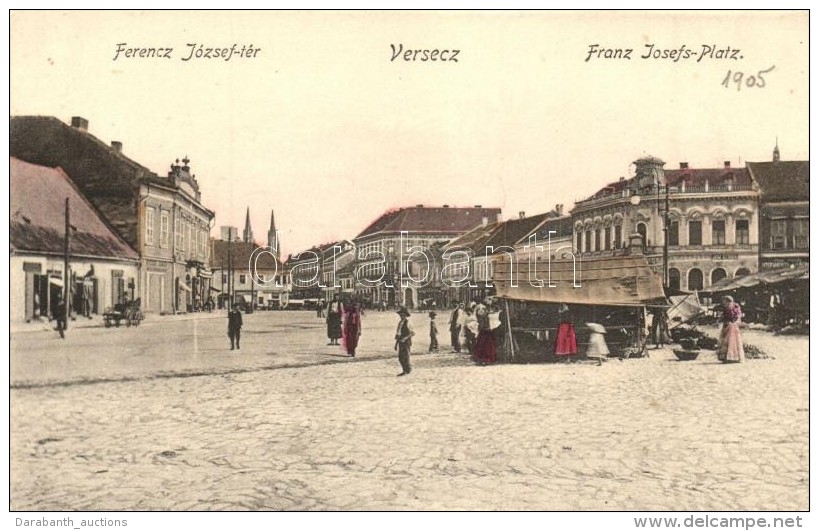 ** T2 Versec, Vrsac; Ferenc J&oacute;zsef T&eacute;r, Piac. Fl. Schiopu / Market Square - Unclassified