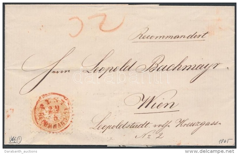 1865 15kr Nagy V&iacute;zjellel / With Watermark + H&aacute;toldalon 10kr / On The Backside (elt&eacute;pve /... - Autres & Non Classés