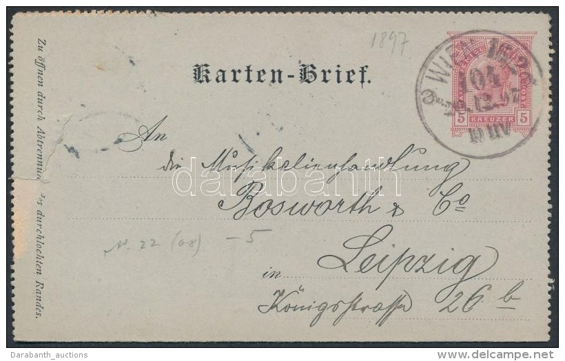 Ausztria 1897 - Autres & Non Classés