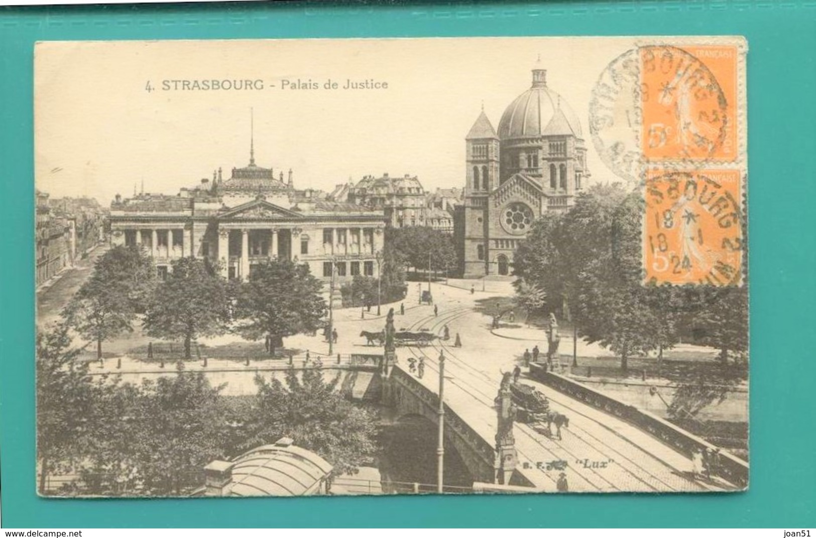 C3  STRASBOURG PALAIS DE JUSTICE 1924 - Strasbourg