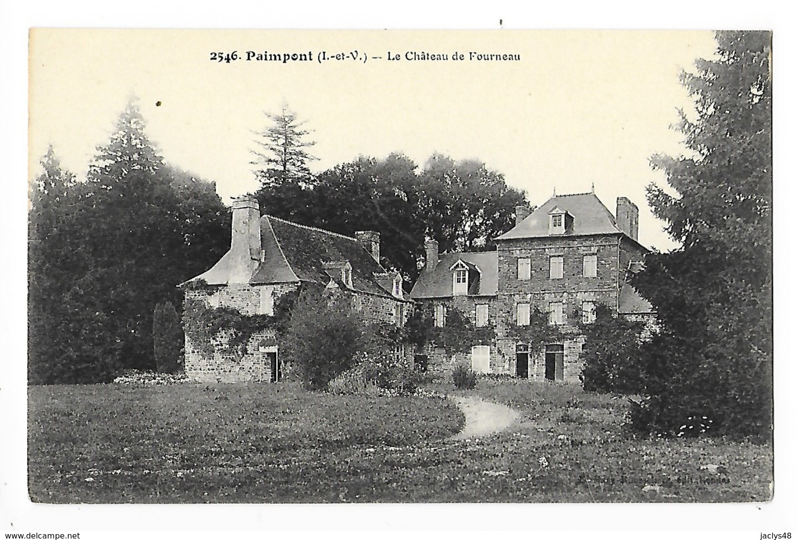 PAIMPONT  (cpa 35)   Le Château De Fourneau -   - L 1 - Paimpont