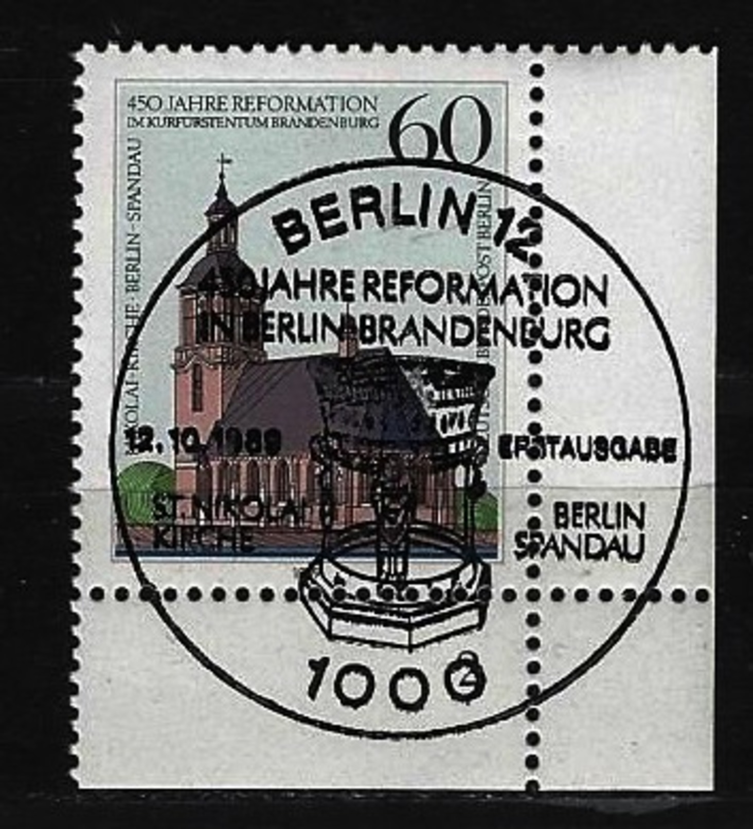 BERLIN - Mi-Nr. 855 Mit Formnummer 2 - 450. Jahrestag Reformation Kurfürstentum Brandenburg Gestempelt - Gebraucht
