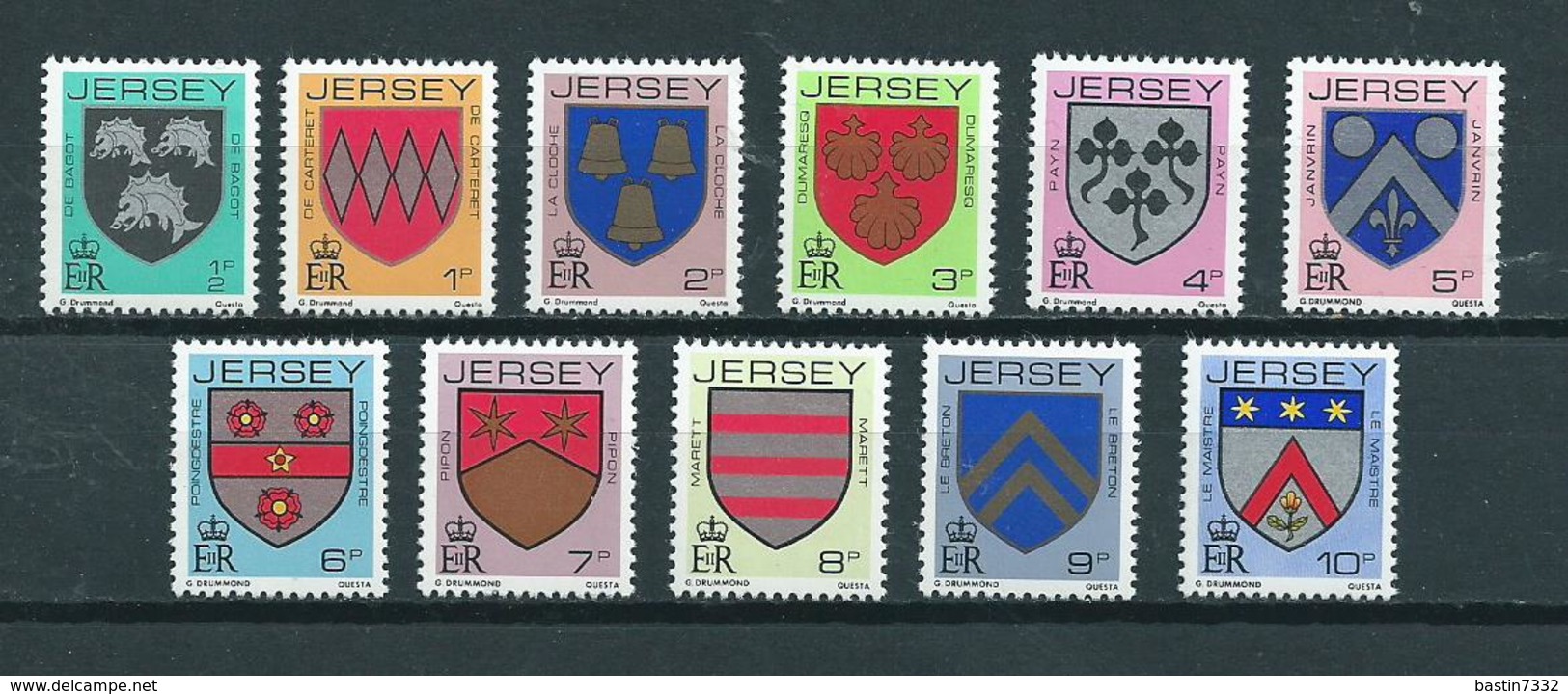 1981 Jersey Complete Set Coat Of Arms MNH/Postfris/Neuf Sans Charniere - Jersey