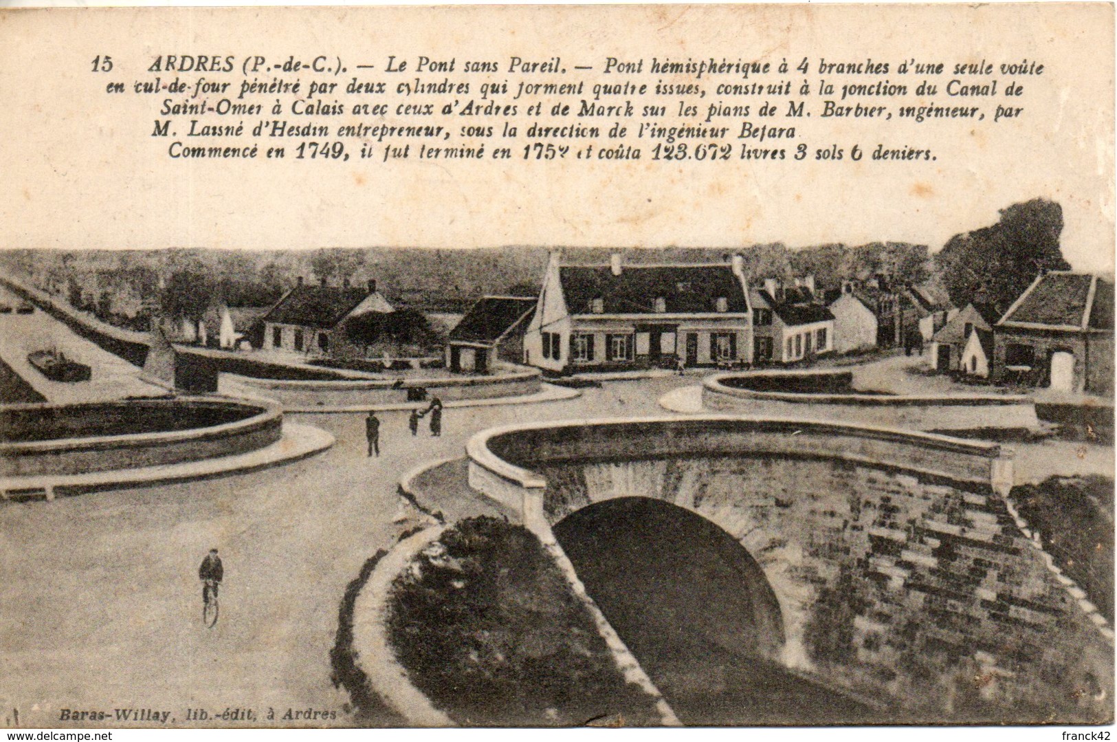 62. Ardres. Le Pont Sans Pareil - Ardres