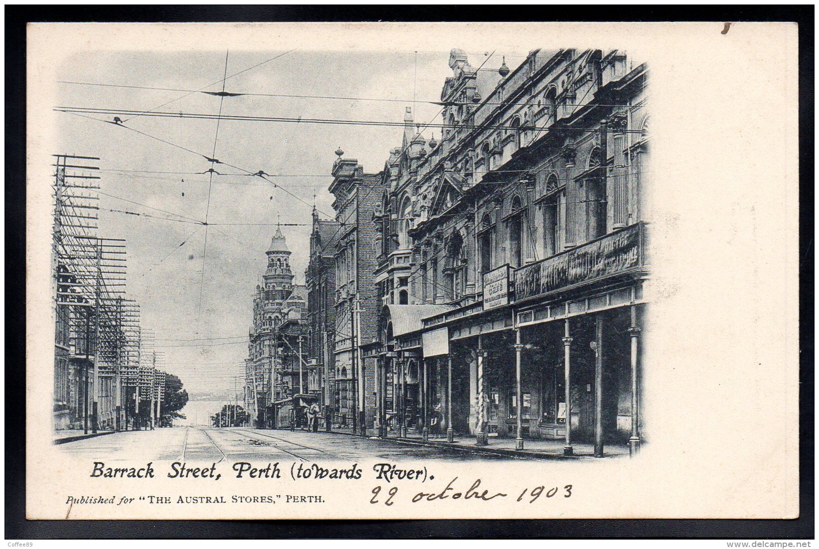 AUSTRALIE - Barrack Street, Prth (to Wards River) - Perth