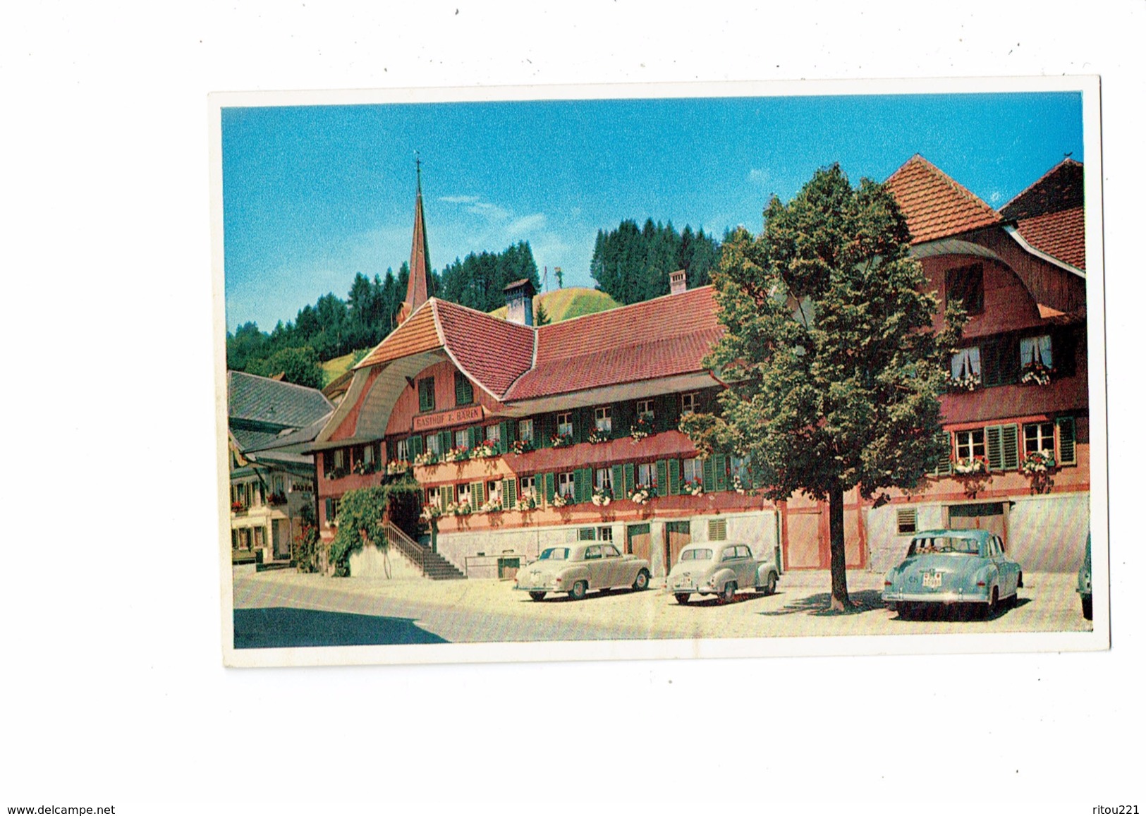 Cpm - SUISSE . SIGNAU . GASTHOF . L. BÄREN  - Voiture - Signau