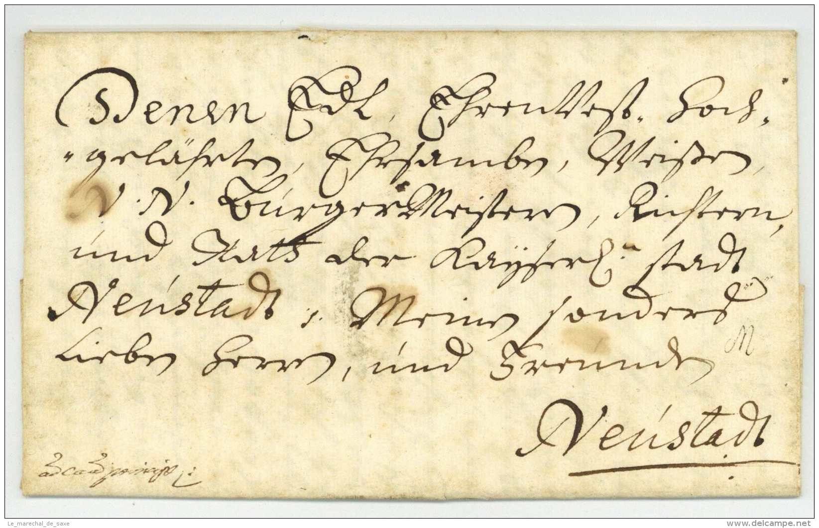 MANDERSCHEID-BLANKENHEIM, Johann Moritz Gustav Graf Von (1676-1763) ERZBISCHOF VON PRAG - Wiener Neustadt 1730 - ...-1850 Prephilately