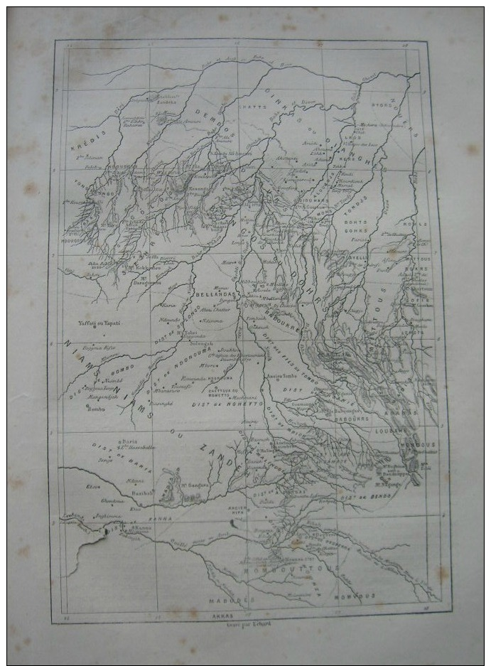 TOUR DU MONDE 1874: AU COEUR DE L'AFRIQUE/LES NIAMS-NIAMS/TATOUAGES/BIERE D'ELEUSINE/TABAC - Revistas - Antes 1900