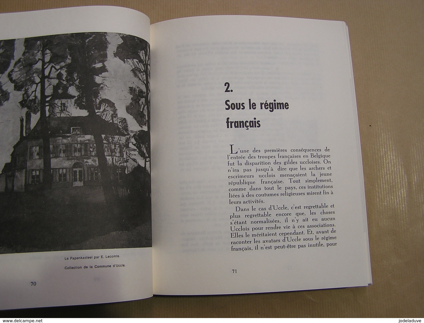 UCCLE ET SES BOURGMESTRES Jean Francis 1973 Régionalisme Histoire Folklore Ukkel Saint Job Carloo