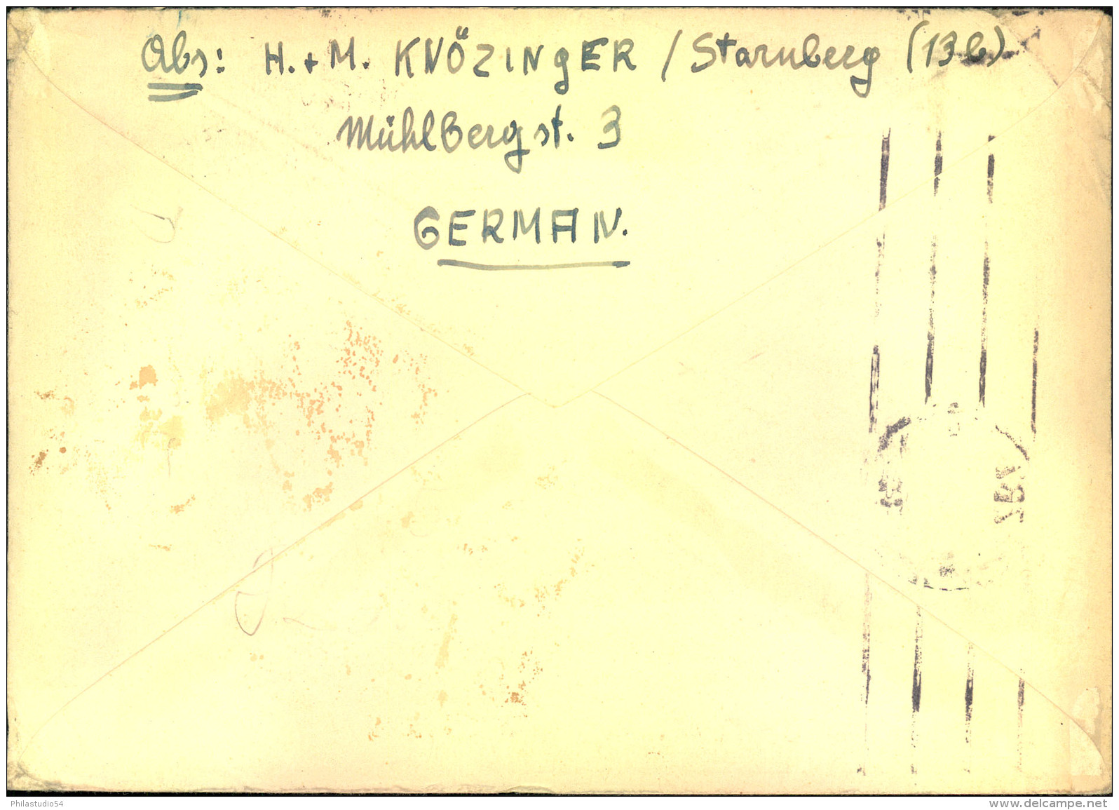 1947, Brief Ab STARNBERG Nach Graz Österreich Mit Mit Seltener Britischer Zensur "ZZBZ" =G=" - Storia Postale