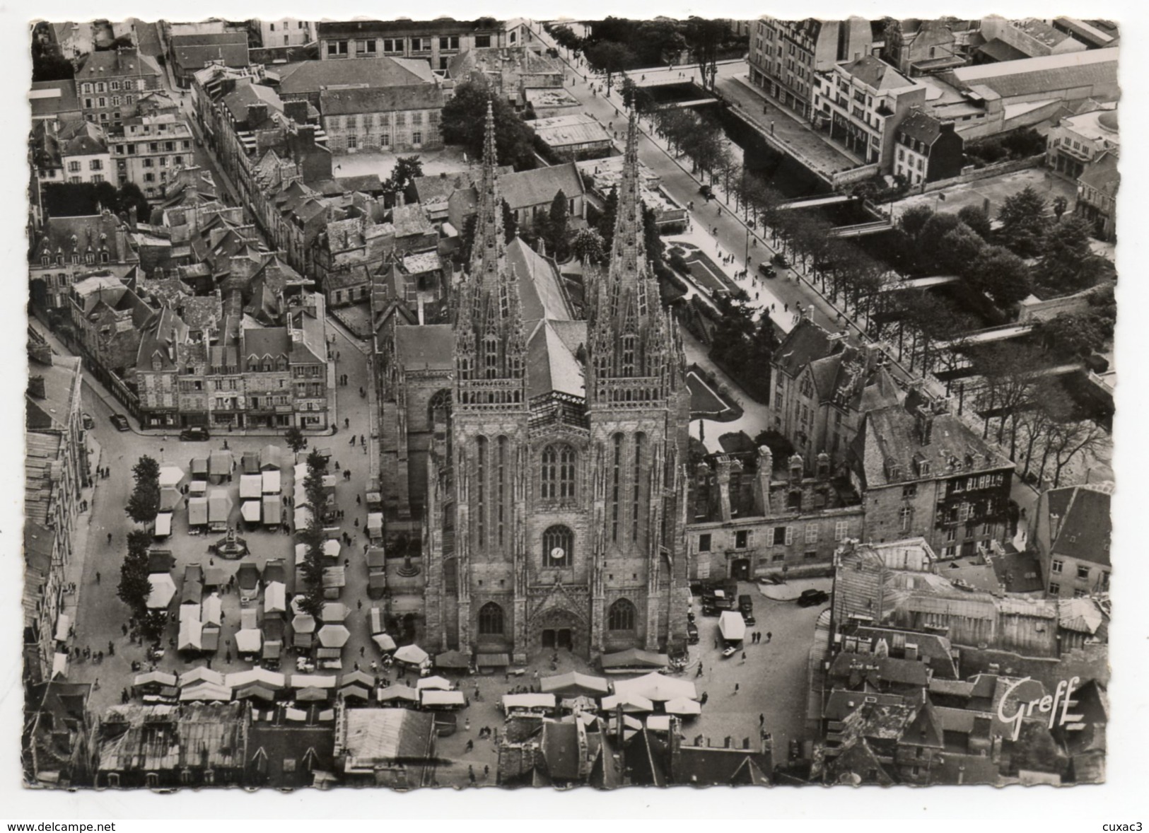 35 - Quimper - Vue Aérienne - Marché - - Other & Unclassified