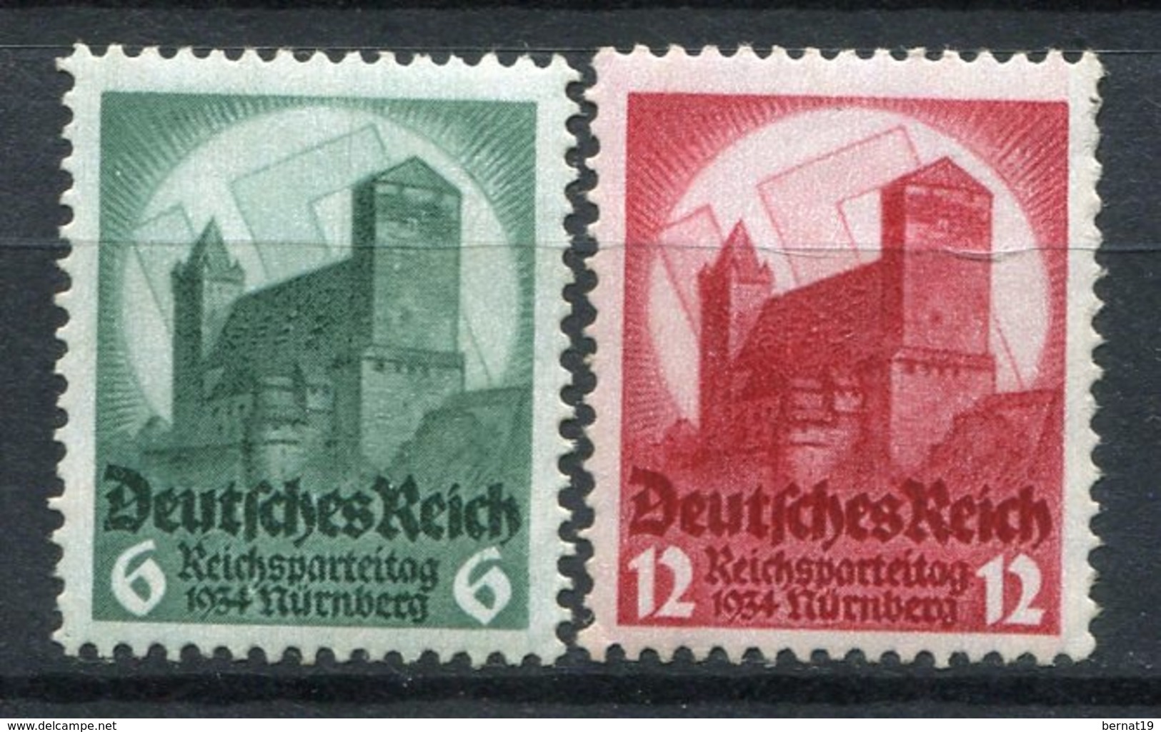 Alemania 1934. Yvert 511-12 ** MNH. - Ungebraucht