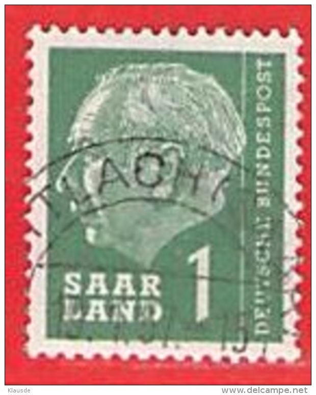 MiNr.380 O Deutschland Saarland (1957-1959) - Gebraucht