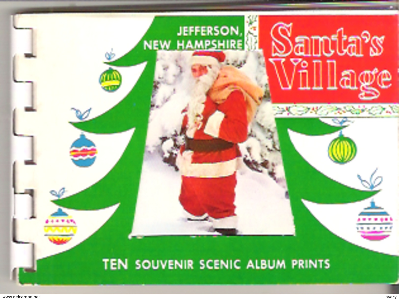 Souvenir Scenic Album  Santa's Village, Jefferson, New Hampshire - North America