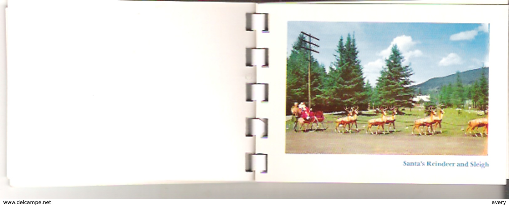 Souvenir Scenic Album  Santa's Village, Jefferson, New Hampshire - North America