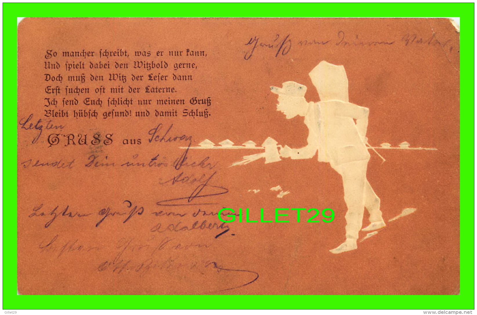 ENTIERS POSTAUX, SCHLAN, TCHÉQUIE - 5 HELLER   1900  - - Postcards