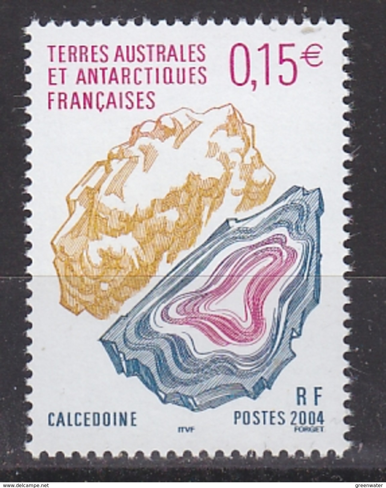 TAAF 2004 Mineral / Calcedoine 1v ** Mnh (33987B) - Ongebruikt