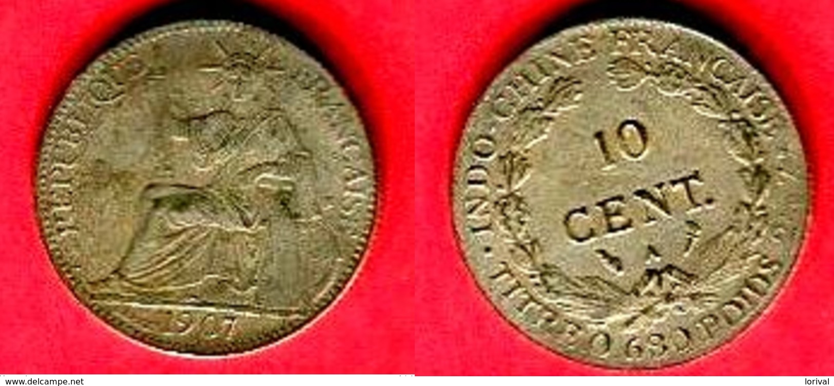 INDOCHINE 10 CENTS 1907  ( G 17) TB 12 - Autres & Non Classés