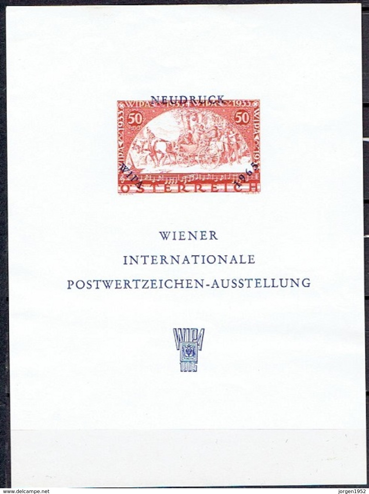 AUSTRIA  # FROM 1965 NEUDRUCK - Otros & Sin Clasificación