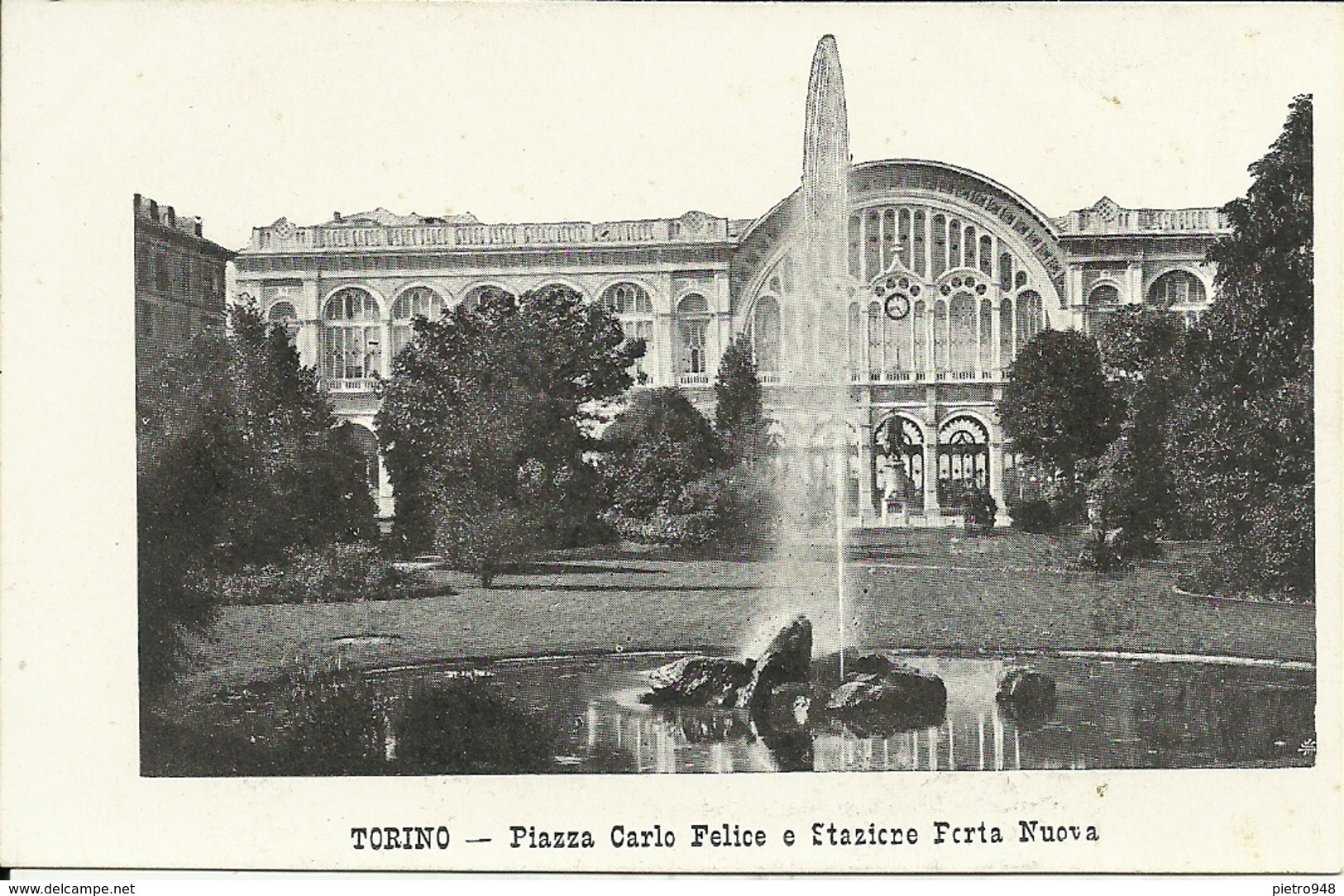 Torino (Piemonte) Piazza Carlo Felice E Stazione Porta Nuova - Stazione Porta Nuova