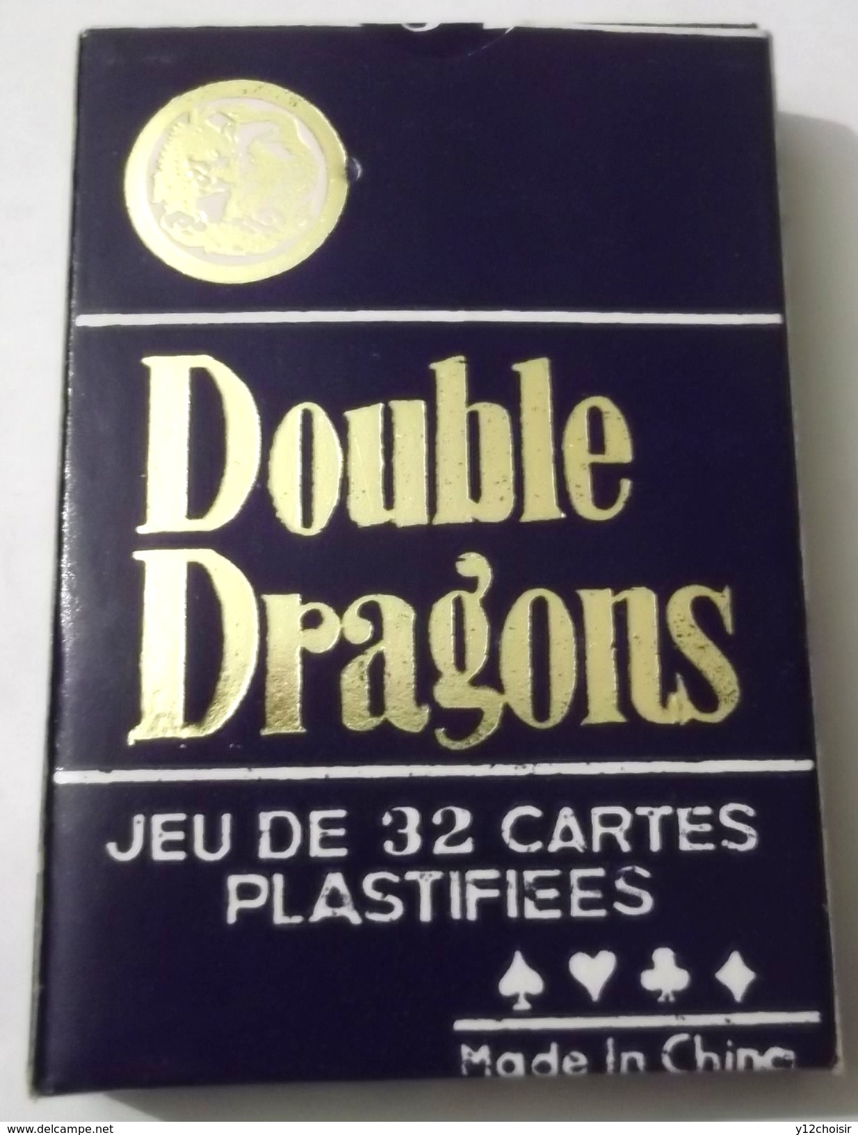 JEU DE 32 CARTES PLASTIFIEES DOUBLE DRAGONS N° 232 NEUF . DRAGON - 32 Kaarten