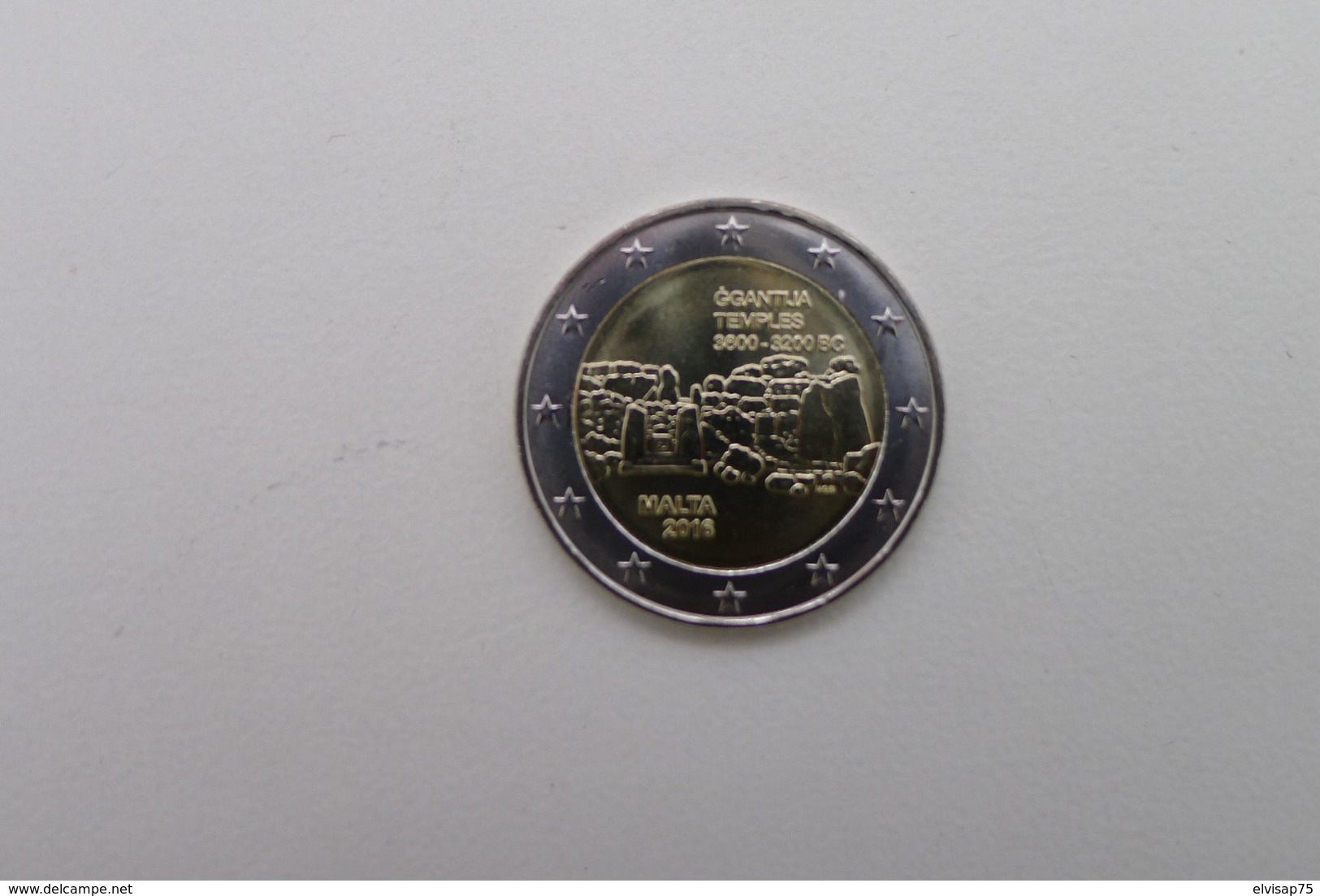 2 Euro Gedenkmünze Malta 2016 "Ggantija Temples" - Malte