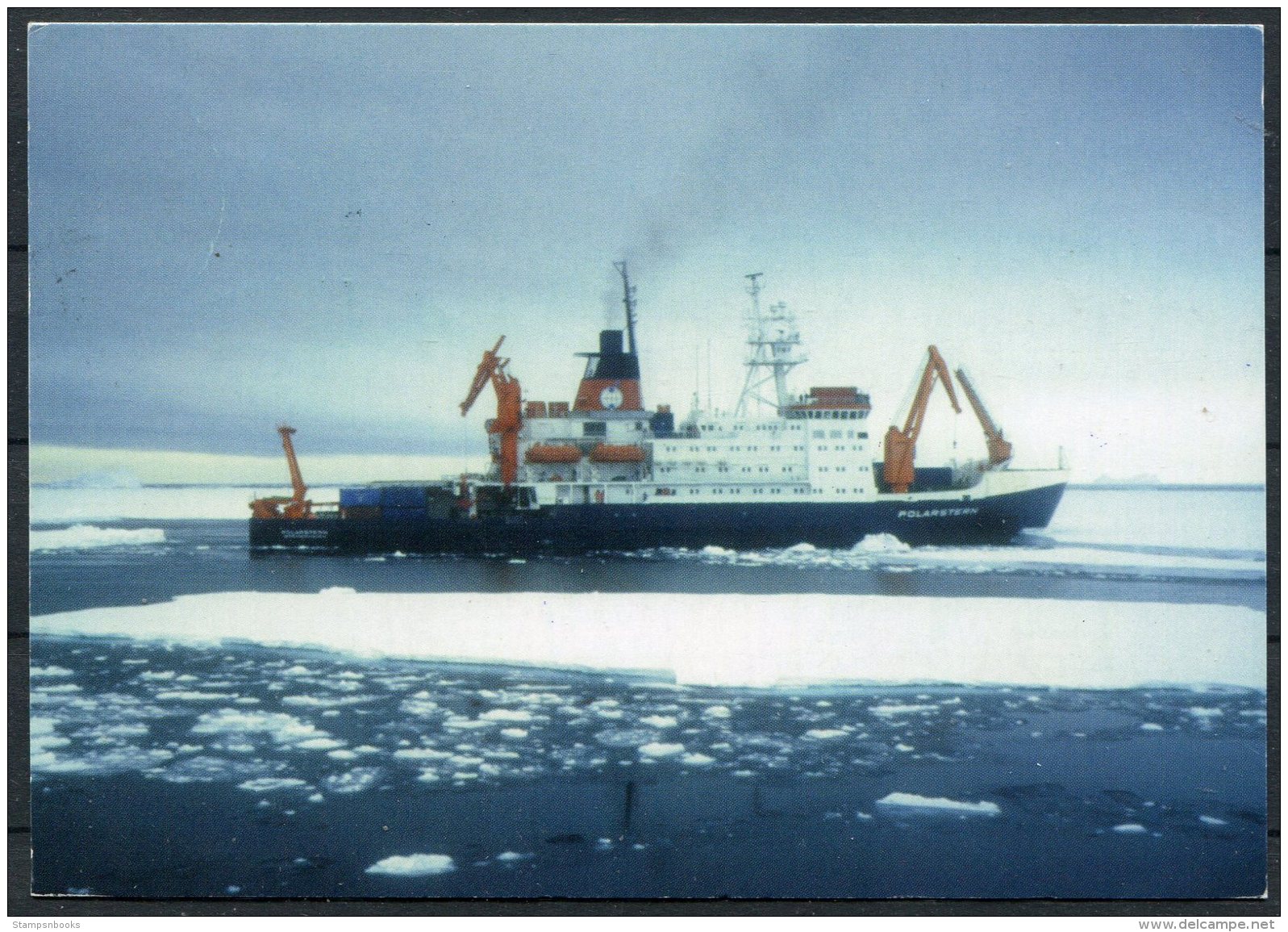 2008 Germany FS POLARSTERN Ship Postcard. Alfred Wegener. Space Lakris Antarctica - Polar Ships & Icebreakers