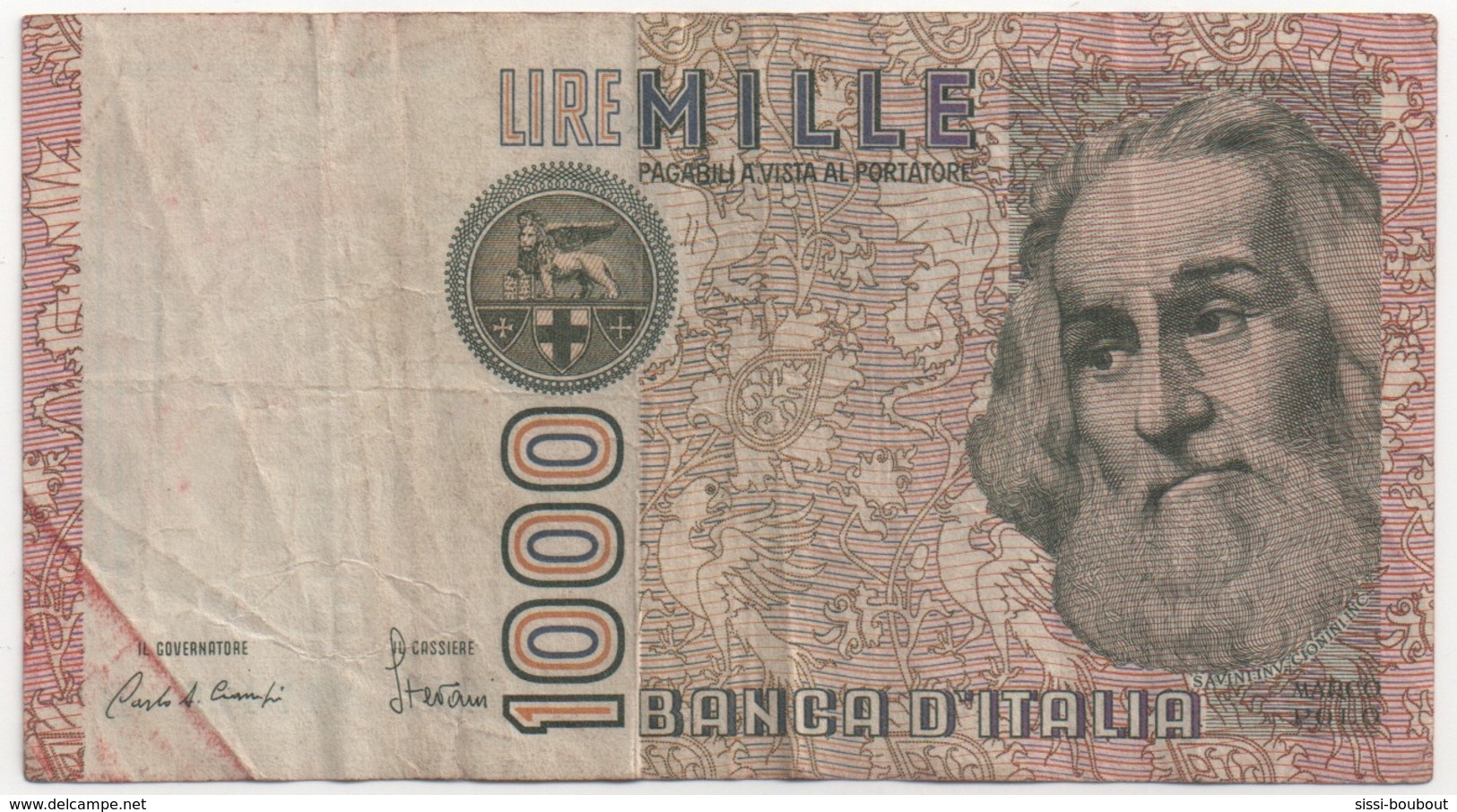 Billet De Banque ITALIE - 1000 Lire De 1982 - 1000 Liras