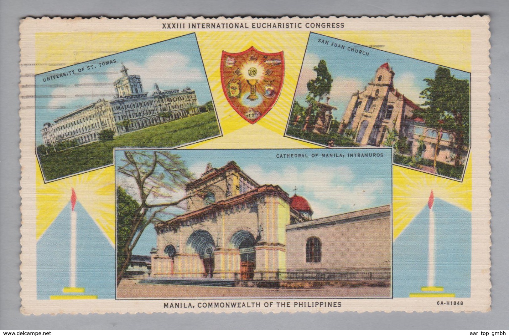 AK Philippinen Manila 1937-02-02 XXXIII Intern. Eucharistic Congress Manila - Filippine