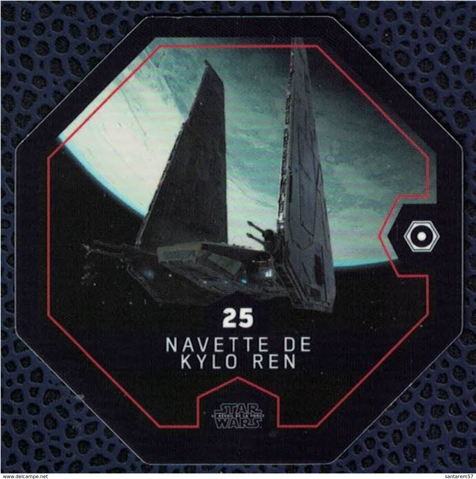 Jeton E. Leclerc Cosmic Shells Star Wars Navette De Kylo Ren 25 - Other & Unclassified