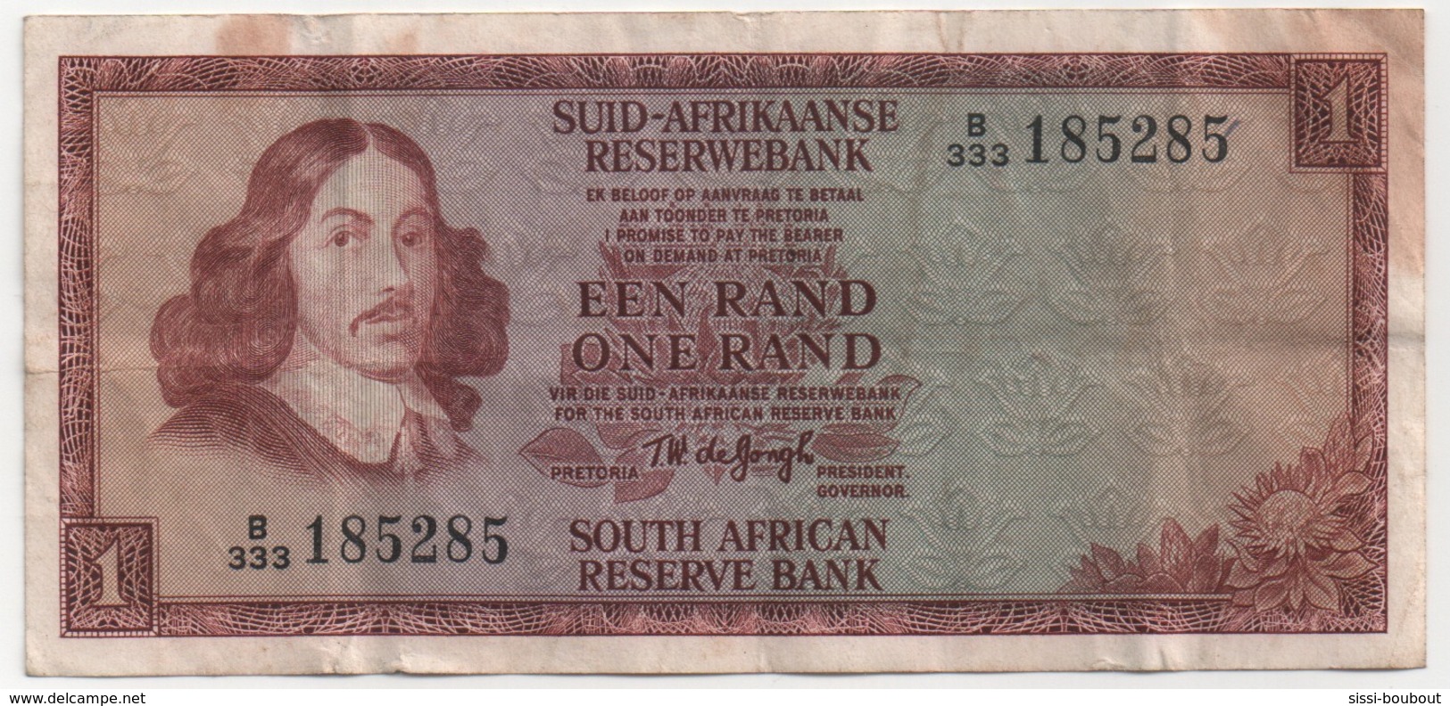 Billet De Banque AFRIQUE DU SUD - 1 Rand - Afrique Du Sud