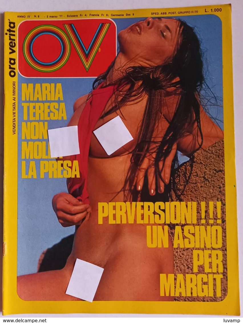 ORA VERITà  N. 9 DEL 2  MARZO 1977 ( CARTEL 30) - Primeras Ediciones