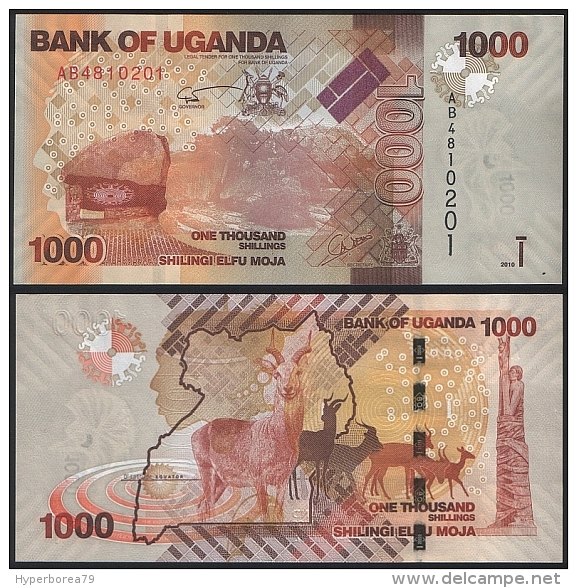 Uganda P 49 A - 1000 Shillings 2010 - UNC - Oeganda