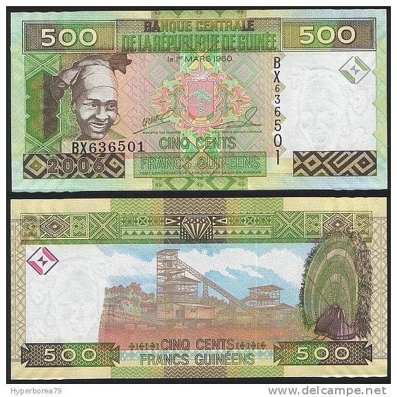 Guinea P 39 A - 500 Francs 2006 - UNC - Guinée