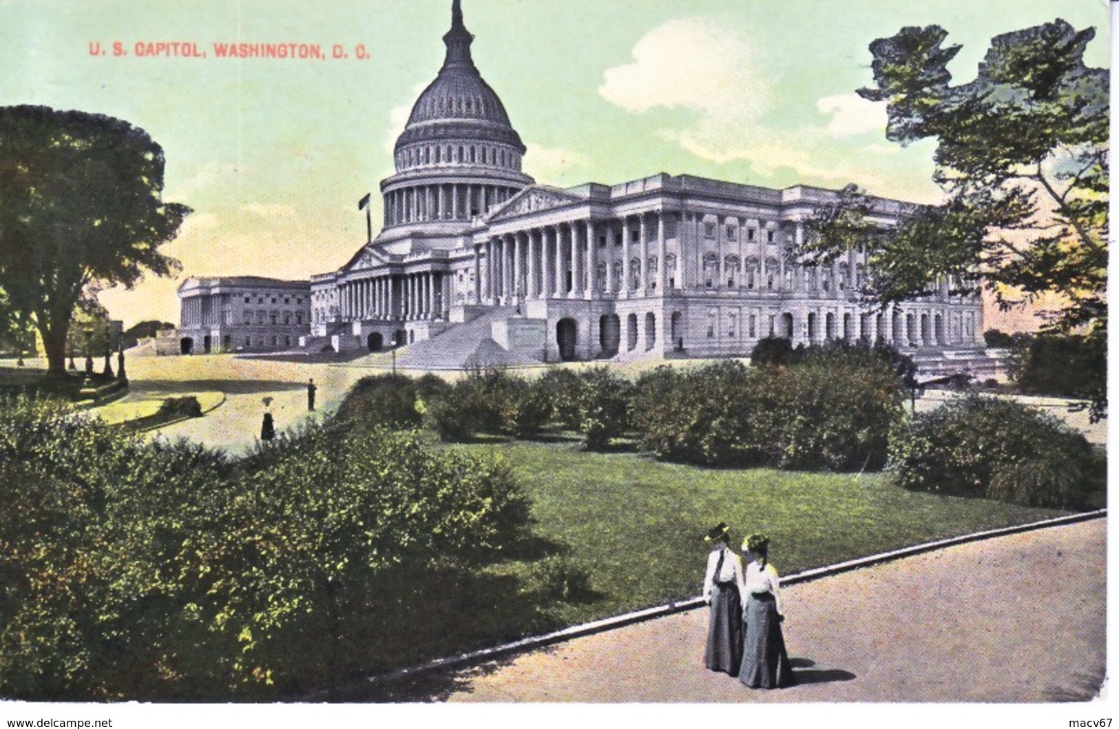 U.S.   Q 1 AS  POSTAGE  WHITE  HOUSE 1913 - Brieven En Documenten