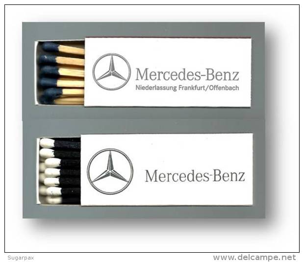 Mercedes-Benz - 2 Matchboxes Boites D' Allumettes Caixas De Fósforos Cajas De Cerillas- 4 Scans - Matchboxes