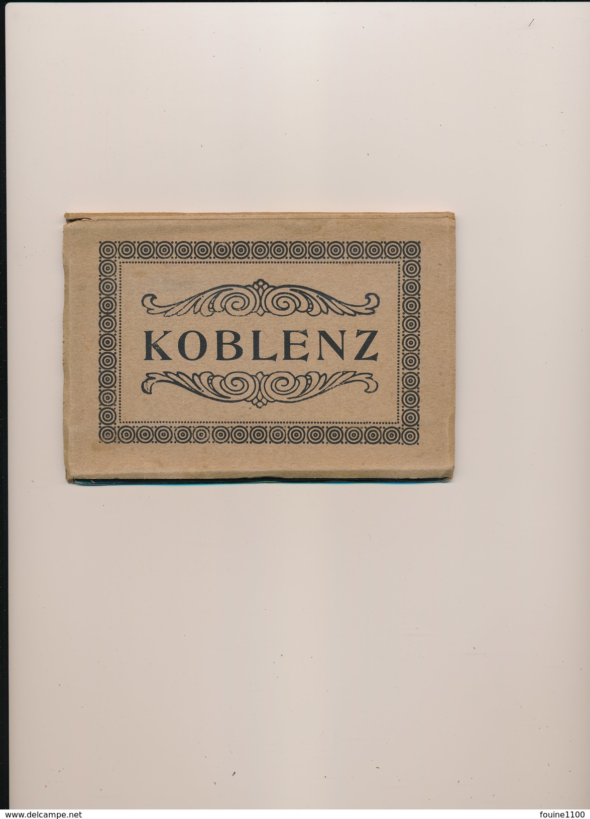 Carnet Dépliant De  10 Cartes De KOBLENZ - Koblenz