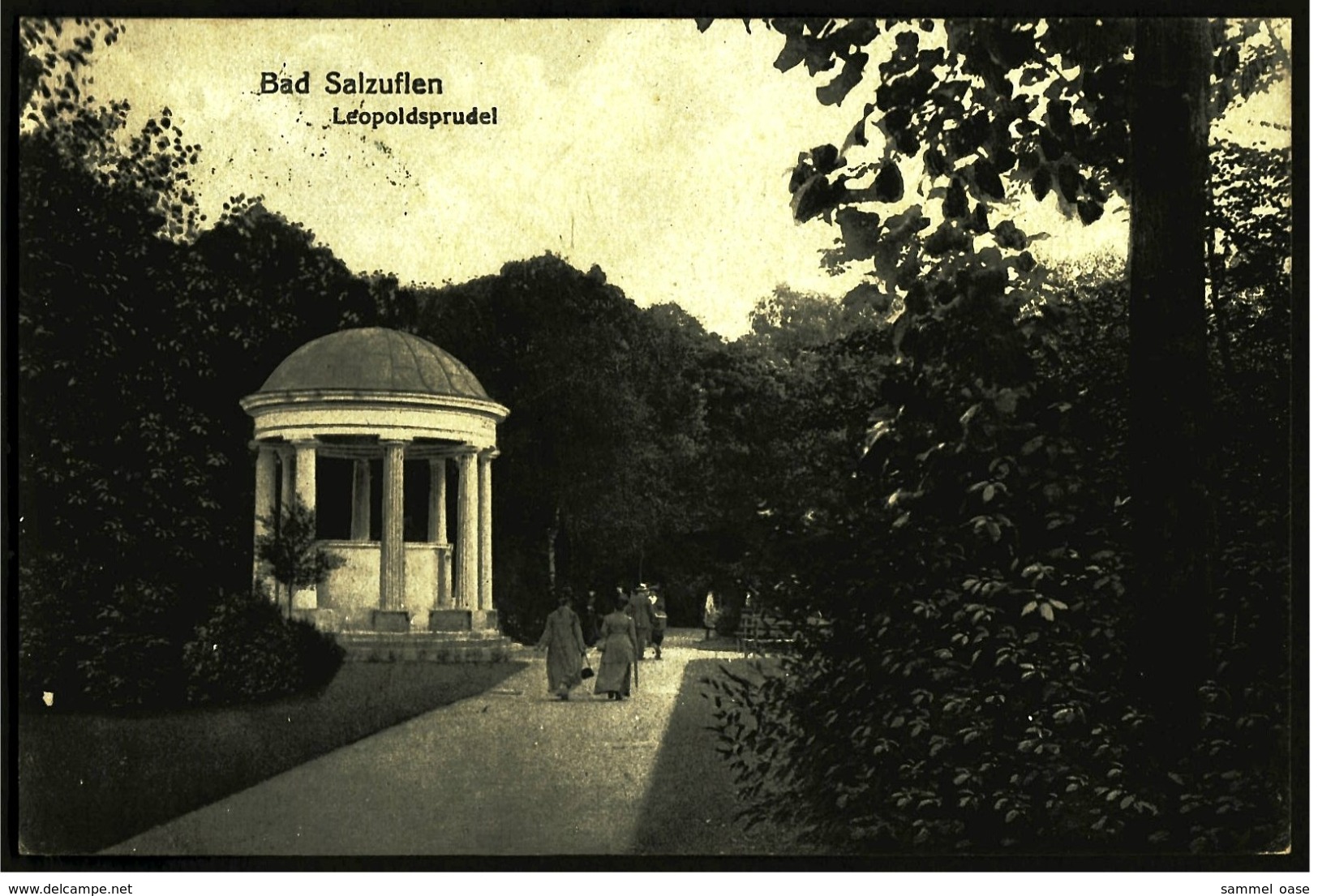 Bad Salzuflen  -  Leopoldsprudel  -  Ansichtskarte Ca.1919    (6126) - Bad Salzuflen