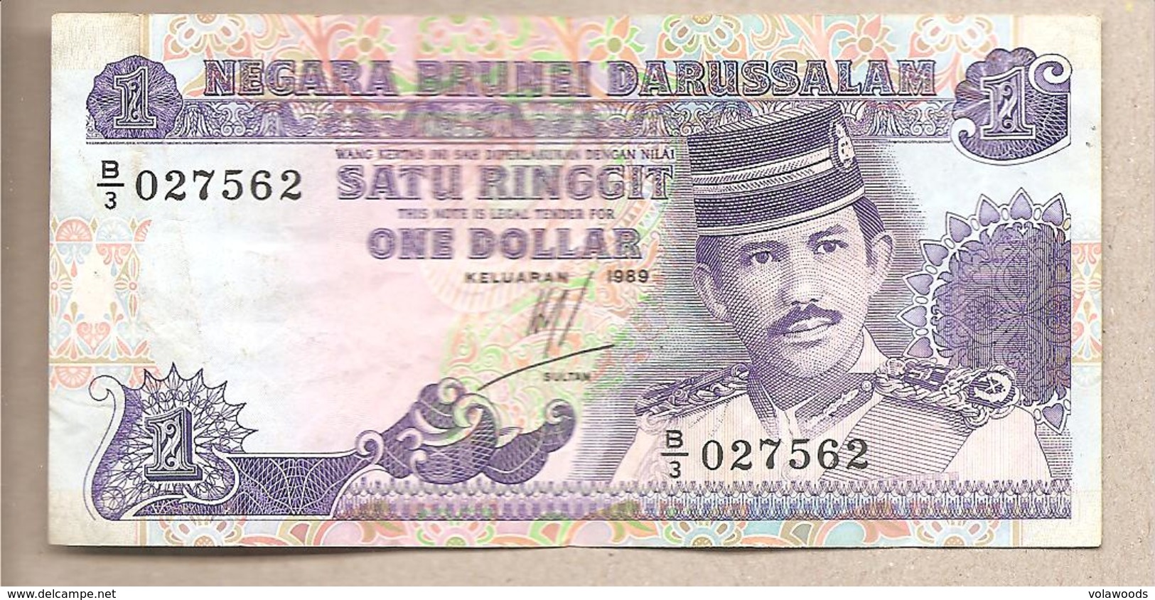 Brunei - Banconota Circolata Da 1 Dollaro - 1989 - Brunei