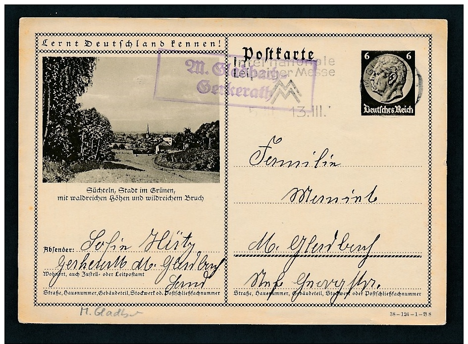 Landpost Stempel -Beleg -Gladbach  (g6082  ) Siehe Foto - Briefe U. Dokumente