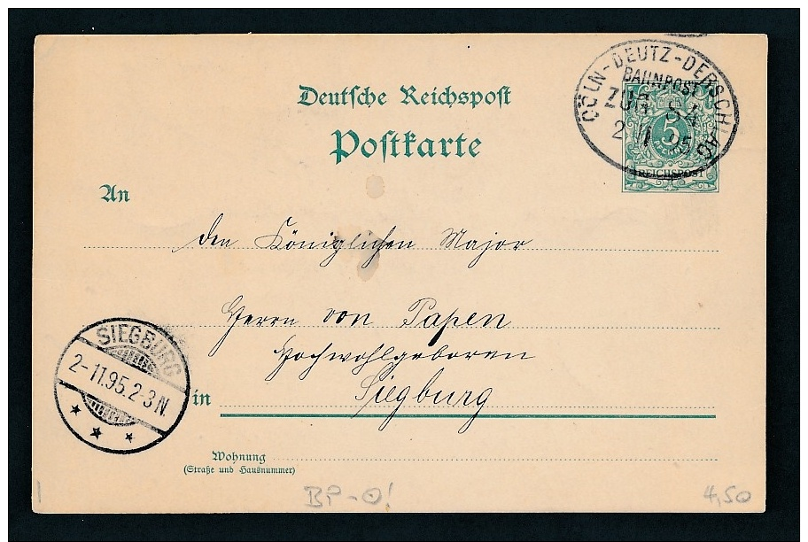 Bahnpost  Stempel -Beleg   (g6086  ) Siehe Foto - Lettres & Documents