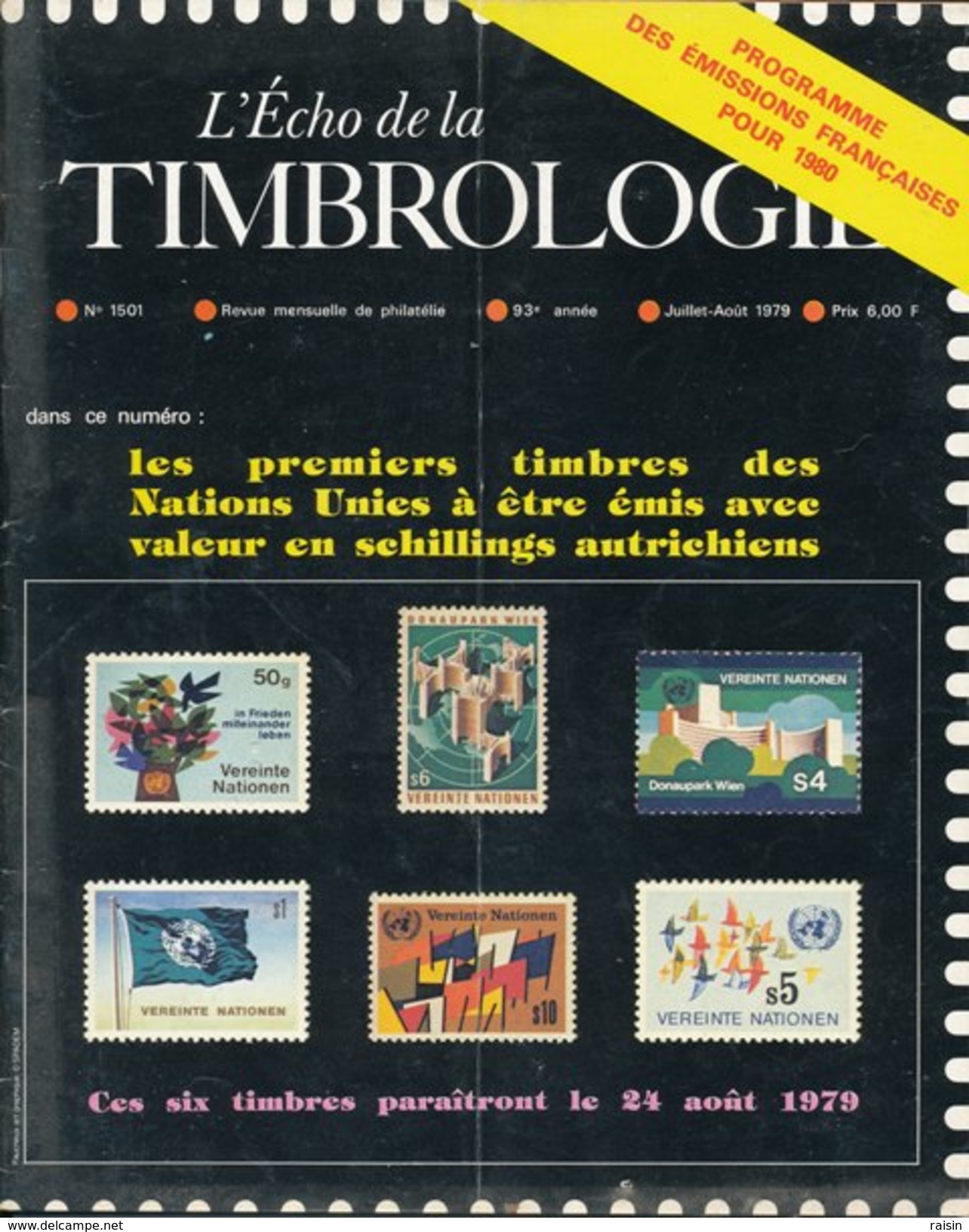 L'Echo de la Timbrologie année complète 1979 11 numéros